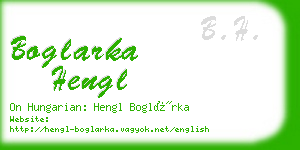 boglarka hengl business card